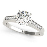 Engagement Rings Single Row Channel Set - TN50270-E